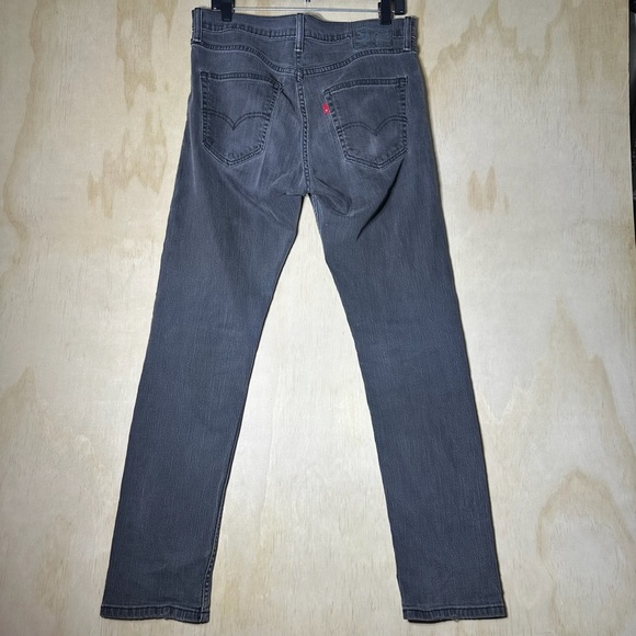 Levis Men's 508 Regular Tapered-Fit Faded Black Wash 32X32 - Picture 6 of 9